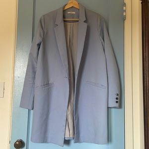 Sessun Light Blue Long Blazer from Paris